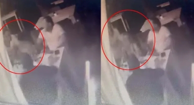 Eğlence mekanında saldırı: Başını masaya vurdu!