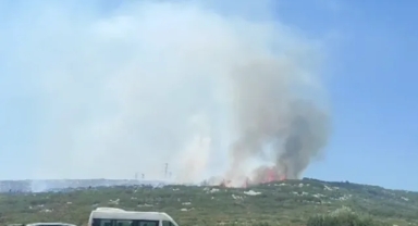 İzmir'de alevler yükseldi: Hazır beton tesisinde patlama!