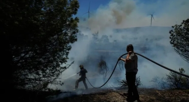 İzmir İtfaiyesi, Çeşme'nin dört bir yanında görev başında