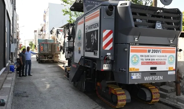 Manisa&#039;da asfalt çalışmaları başladı!