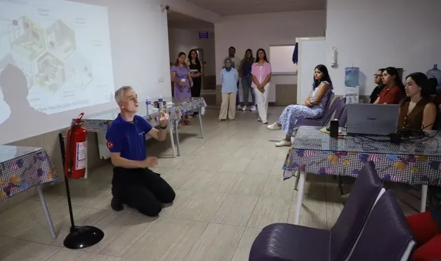 Menderes&#039;te engellilere afet eğitimi!