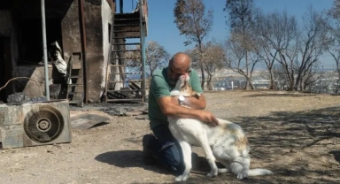 Yangından kurtarılan Kaptan’a sıcak yuva