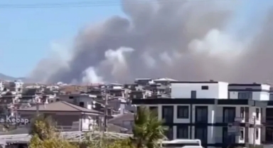 İzmir'de korkutan yangın!