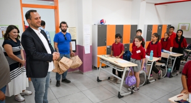 Bornova'dan öğrencilere sağlıklı beslenme desteği