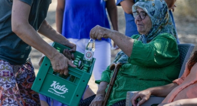 Büyükşehir çiftçiyi yalnız bırakmadı fideler gazoza dönüştü