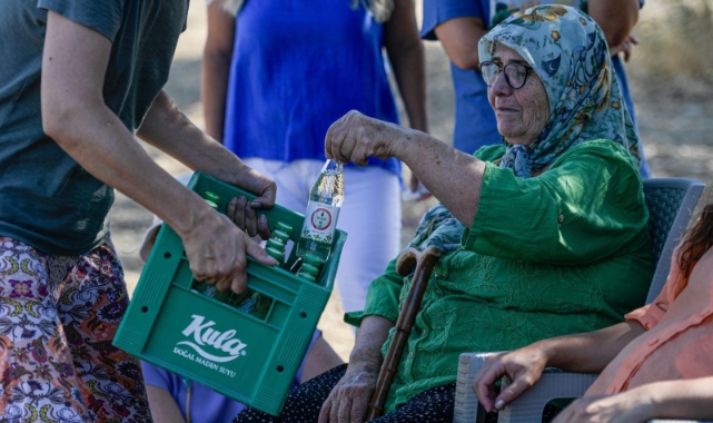 Büyükşehir çiftçiyi yalnız bırakmadı fideler gazoza dönüştü
