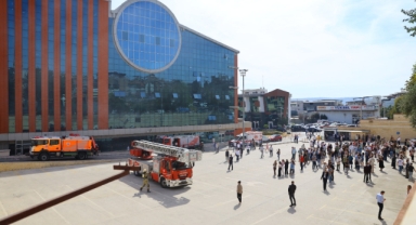 Karabağlar’da gerçeği aratmayan tatbikat