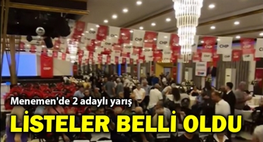 Menemen'de 2 adaylı yarışta kazanan belli oldu!