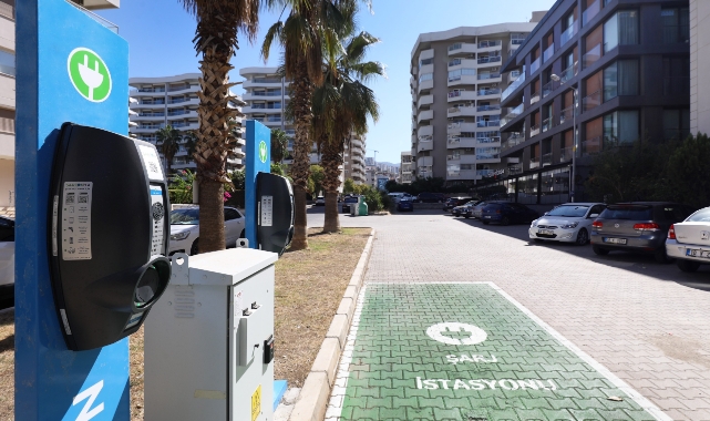 Temiz ve sessiz Narlıdere için şarj ağı büyüyor