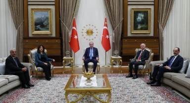 Cumhurbaşkanı Erdoğan DEM Parti heyetini kabul etti