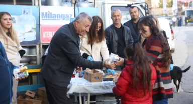 Güzelbahçe Belediyesi'nden öğrencilere beslenme desteği!