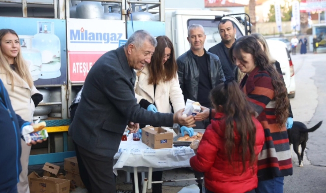 Güzelbahçe Belediyesi'nden öğrencilere beslenme desteği!