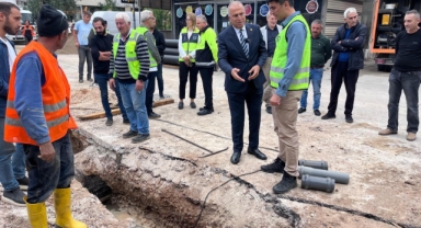 İZSU'dan Sarnıç'a 205 milyonluk altyapı yatırımı atağı