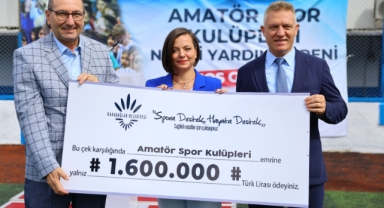 Karabağlar’da amatör spor kulüplerine büyük destek