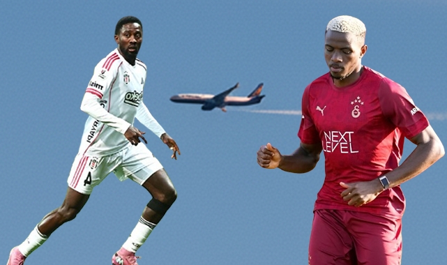 Osimhen ve Ndidi'de uçaktaydı... Galatasaray ve Beşiktaş'tan açıklama geldi