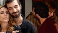 İlker Kaleli'den Burçin Terzioğlu'na öpücüklü karşılama