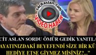 Ömür Gedik'ten Sacit Aslan'ın 'kürk' sorusuna yanıt!