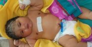 6,8 kiloluk bebek dünyaya geldi