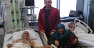 13 çocuk, 61 torunu olan 63 yıllık çift hastane odasında nikâh kıydı