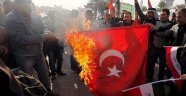 Bağdat'ta Türk bayrağı yaktılar