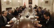 Barış Heyeti, Çankaya'da Başbakan Davutoğlu'yla görüştü