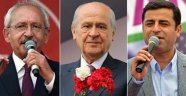 Başbakan Davutoğlu, Kılıçdaroğlu, Bahçeli ve Demirtaş'tan randevu istedi