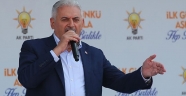 Başbakan Yıldırım Diyarbakır'da: Yıkılan gönülleri de yapacağız, binaları da...