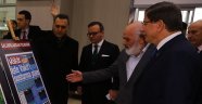 Davutoğlu'ndan Akit'e taziye ziyareti: Karakaya, hiçbir sansüre boyun eğmedi