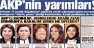 Erdoğan'a Sözcü de katıldı, 'yarım kadın AKP'li' listesi yayımladı
