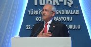 Kılıçdaroğlu'ndan Türk-İş'e: İktidara teslim olan bir sendikal hareket olabilir mi?