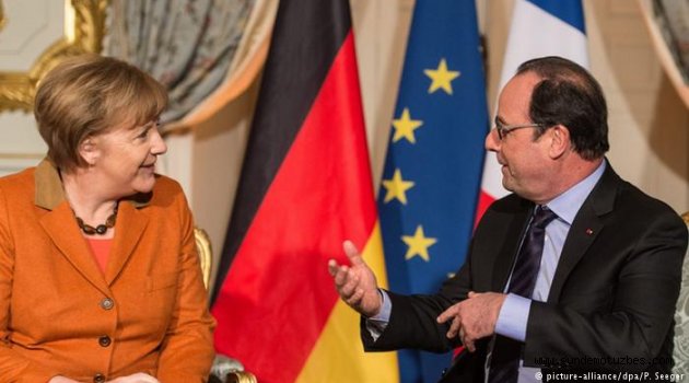 Türkiye zirvesi öncesi Merkel-Hollande buluşması