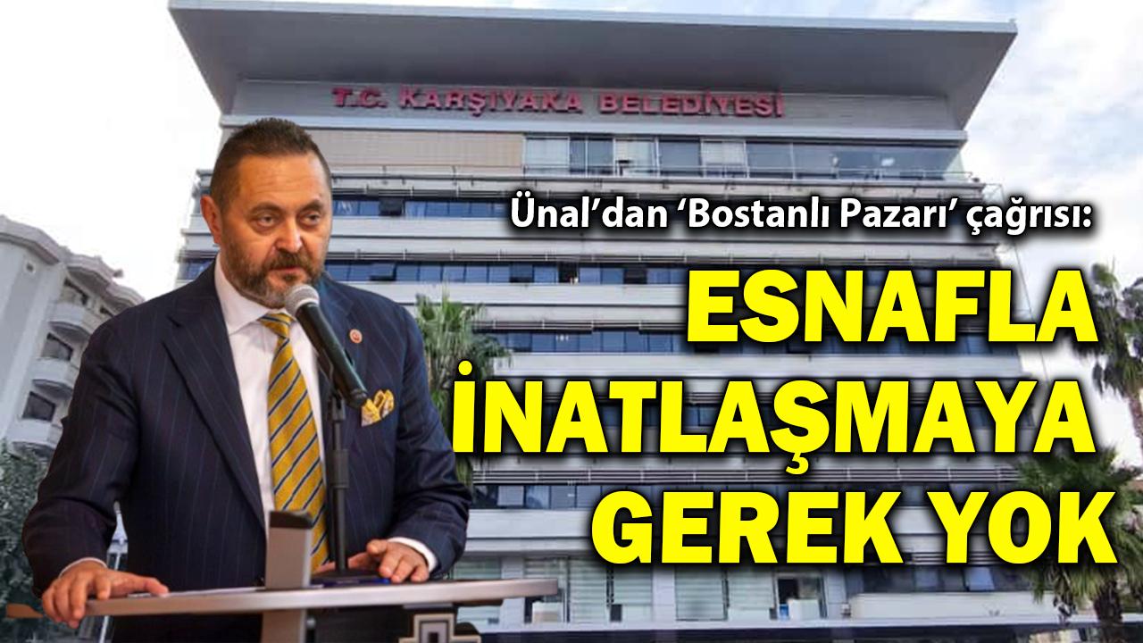 AK Partili Ünal&#039;dan &#039;Bostanlı Pazarı&#039; çağrısı