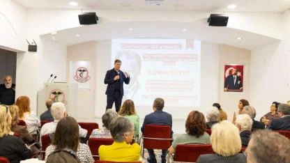 Başkan Tugay'dan İzmir Tabip Odası'na ziyaret