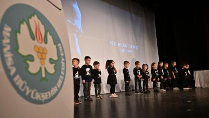 ÇKSM’li miniklerden anlamlı Atatürk’ü anma programı