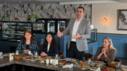 İl Başkanı Güç kadın kolları ile buluştu!