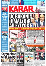 KARAR Gazete Manşeti