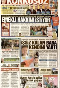 KORKUSUZ Gazete Manşeti
