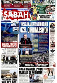 SABAH Gazete Manşeti