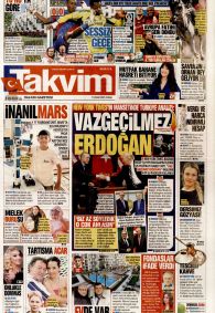 TAKVİM Gazete Manşeti