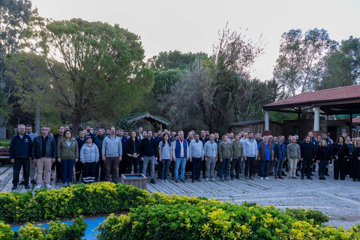 İzmir Doğal Yaşam Parkı’nda duygusal 10 Kasım anması
