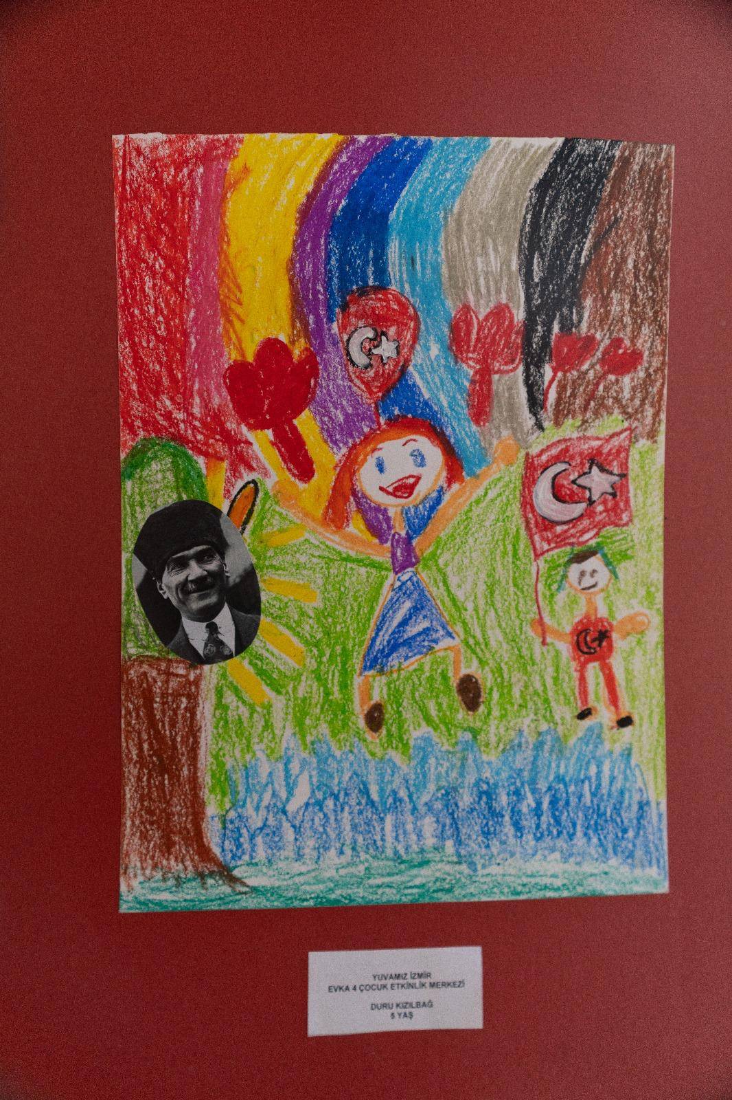 Minik ellerden 10 Kasım sergisi