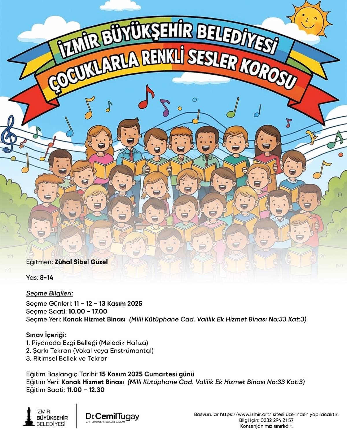 Çocuklarla Renkli Sesler Korosu geri sayım sürüyor