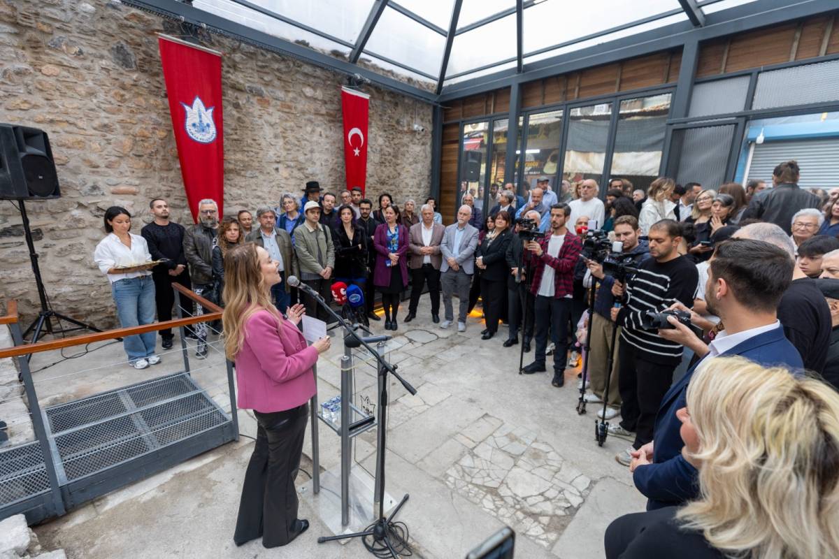 Konak'ta tarihi hamama, sanatla modern dokunuş